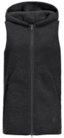 Vesta damă Jack Wolfskin High Curl Long Vest W Black, s.S