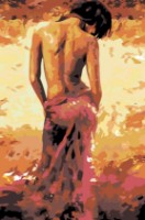 Pictura cu diamante după numere PRC Angel 30x40 Z1105