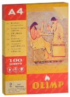Самоклеящиеся этикетки для принтера Olimp A4/100p 16pcs 6771