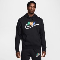 Hanorac pentru bărbați Nike M Nk Club Bb Hdy Futura Block Black, s.S
