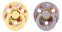 Пустышка BIBS Liberty Colour 2 Pack Strawberries and Cream Pale Butter Mix 0-6months (11019101)