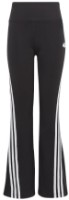 Pantaloni spotivi pentru copii Adidas G Fi 3S Flared Black/White, s.140