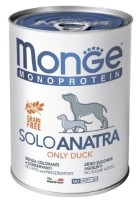Влажный корм для собак Monge Superpremium Monoprotein Paté Solo Duck 400g