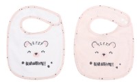 Набор слюнявчиков Kikka Boo Bear with me Pink 2pcs (31104010065)