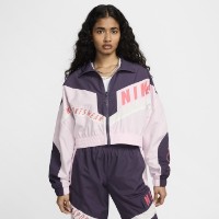 Женская ветровка Nike W Nsw Jkt Wvn Street Sw Dark Raisin/Pink Foam/Sail, s.S