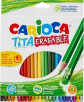 Creioane colorate Carioca Tita Erasable (52708) 24pcs