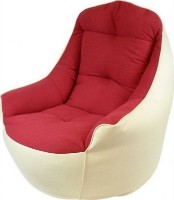 Кресло-мешок BeanBag Big Boss Красный/Бежевый
