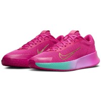 Adidași pentru dame Nike W Vapor Lite 2 Hc Prm Fireberry/Multi-Colour/Fierce Pink/Metallic Red Bronze, s.36