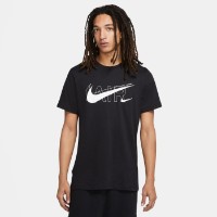 Tricou bărbătesc Nike Shirt Sportswear Air Print Black/Silver, s.L