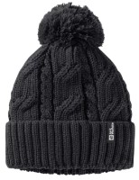 Căciulă Jack Wolfskin Pompom Beanie Black