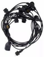 Ghirlandă Forever Light Garland 12m + 10 bulbs G45 White/Pink/Blue 2W