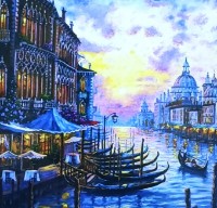 Pictura cu diamante după numere PRC 30x40cm Kb0047