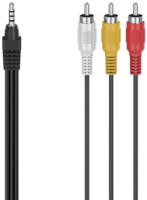 Кабель Hama 3.5 mm to 3 RCA 1.5m (305016)