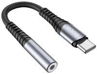 Кабель Hoco LS33 Type-C Digital 3.5 Metal Gray