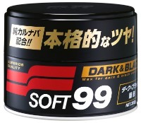 Защитное покрытие+полироль для пластика и кожи Soft99 Dark&Black Wax