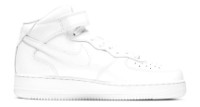 Bocanci pentru dame Nike Wmns Air Force 1 07 Mid Triple White, s.39