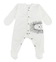 Детский комбинезон-слип Minikin Hedgehog 62cm Milky (242240362)