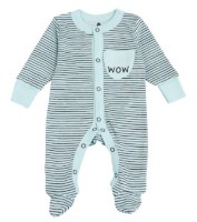 Salopetă-slip pentru copii Minikin Hedgehog 62cm Blue Strip (242250362)