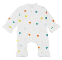 Salopetă-slip pentru copii Minikin Muslin Heart 80cm (241911780)