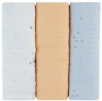 Пелёнки Kikka Boo Stripy Friends 75x75cm 3pcs (31103010095)