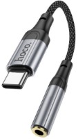 Cablu Hoco LS36 Type-C to 3.5mm Metal Gray