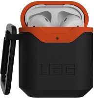 Чехол для наушников UAG Apple Airpods Std Issue Hard Case 001 V2 Black/Orange (10242F114097)