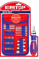 Set șurubelinițe EMTOP EBST04302