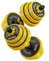Гантель 4Play Power 2x10kg Yellow