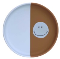 Силиконовая тарелка Lassig Happy Rascals Smile Sky Blue (LS1310005340)