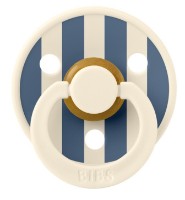 Пустышка BIBS Studio Colour Block 0+ months Ivory Steel Blue (10016280C)