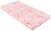 Saltea pentru copii Kikka Boo Fantasia Plus Clouds Peach 120x60x6cm (41107030027)