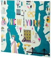 Скетчбук Axent Maps 36p 25x25cm (8439-05-A)