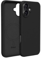 Husa de protecție Etteri iPhone 16 Plus Silicone Mag Case Black