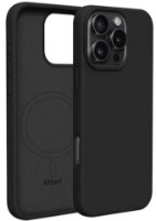 Husa de protecție Etteri iPhone 16 Pro Max Silicone Mag Case Black