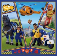 Puzzle Trefl 3in1 Fireman Sam' day (34868)