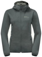 Женская ветровка Jack Wolfskin Windhain Hoody W Slate Green, s.XL