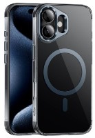 Чехол Hoco AS11 Vip Magnetic Protective Case iPhone 16 Transparent Black