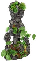 Декор для аквариумов и террариумов Flamingo Petra Rock + Plant (410121)