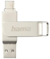 Флеш-накопитель Hama C-Rotate Pro Silver 128Gb (182491)