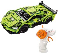 Constructor cu telecomanda Pingao Lamborghini Green 428pcs