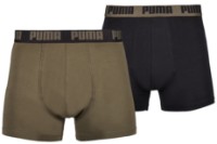 Мужские трусы Puma Basic Boxer 2P Forest Night/Black, s.L