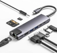 Разветвитель XO HUB017 Type-C 9-in-1