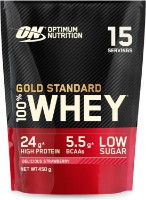 Proteină Optimum Nutrition Gold Standard 100% Whey Delicious Strawberry 450g
