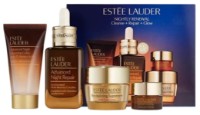 Подарочный набор Estee Lauder Nightly Renewal Cleanse + Repair + Glow Set