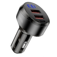 Încărcător auto Hoco DZ21 Black