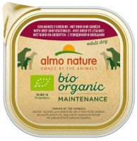 Hrană umedă pentru câini Almo Nature Bio Organic Adult Dog Beef & Vegetables 300g