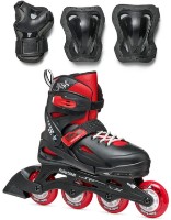 Роликовые коньки RollerBlade Fury Combo Black/Red 29-33 (7373600741)
