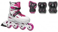 Role RollerBlade Fury Combo White/Pink 33-38 (07373600T1C)
