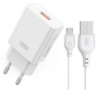 Încărcător XO Wall Charger + Micro-USB L127 White