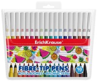 Набор фломастеров Erich Krause Washable (53365) 18pcs